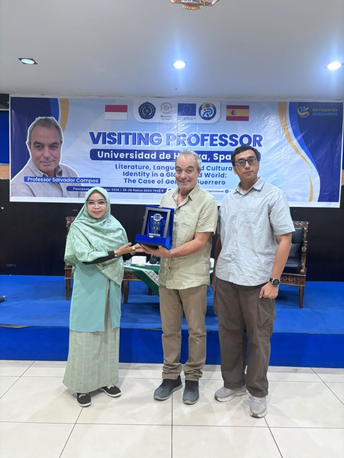 Visiting Professor Universidad de Huelva – UM Pontianak Bahas Bahasa, Budaya, dan Identitas di Era Global