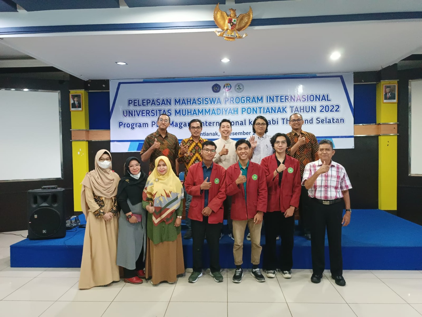 UM Pontianak lepas mahasiswa magang di Thailand