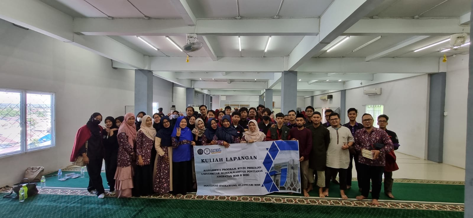 Kuliah Lapangan Mahasiswa Program Studi Psikologi fakultas Ilmu Kesehatan UM Pontianak