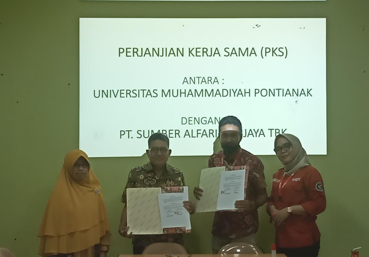 Jalin Kerjasama, Universitas Muhammadiyah Pontianak Lakukan Penandatanganan MoU dengan 2 Perusahaan Nasional di Kalimantan Barat.