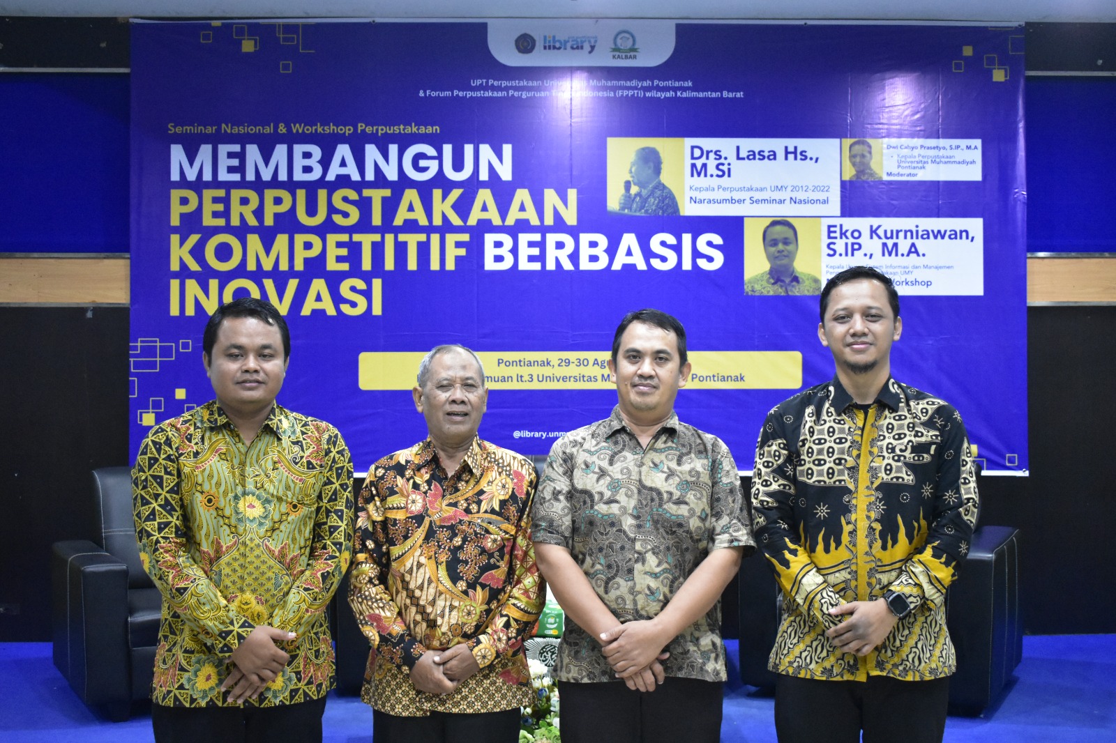 UPT Perpustakaan sukses selenggarakan Seminar Nasional & Workshop Perpustakaan: Membangun Perpustakaan Kompetitif Berbasis Inovasi di Universitas Muhammadiyah Pontianak