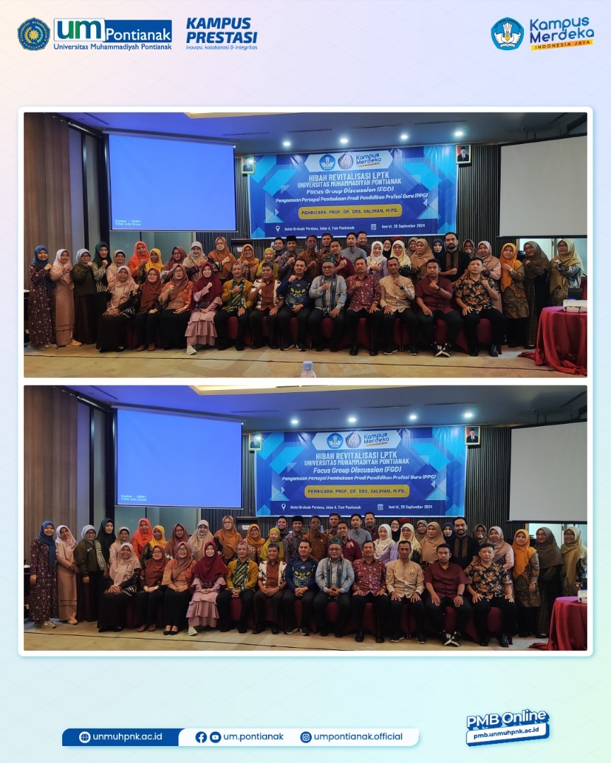 Universitas Muhammadiyah Pontianak Gelar FGD Pembukaan Prodi Pendidikan Profesi Guru