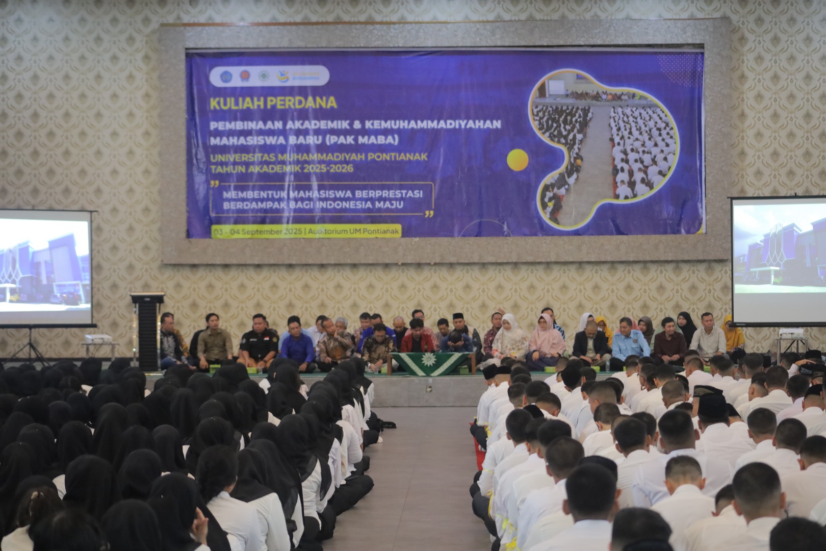 PAK MABA 2025 â€“ UM Pontianak Gelar Kuliah Perdana dan Pembinaan Akademik & Kemuhammadiyahan