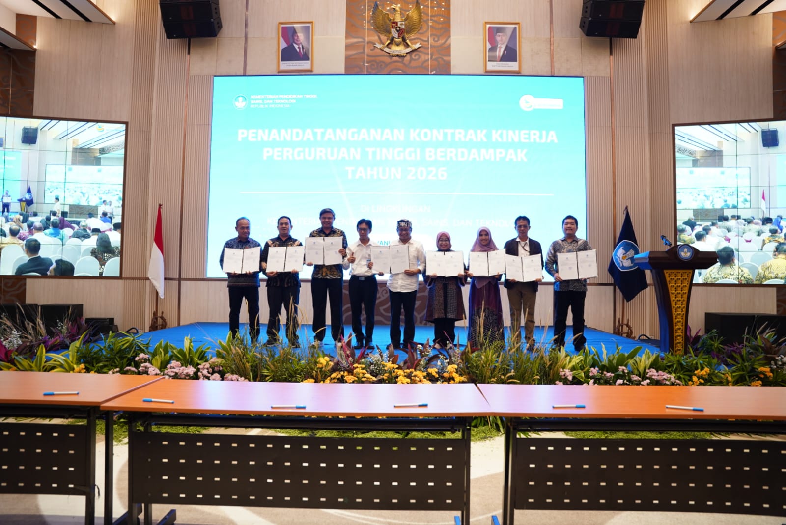 UM Pontianak Hadiri Penandatanganan Kontrak Kinerja Perguruan Tinggi Berdampak 2026