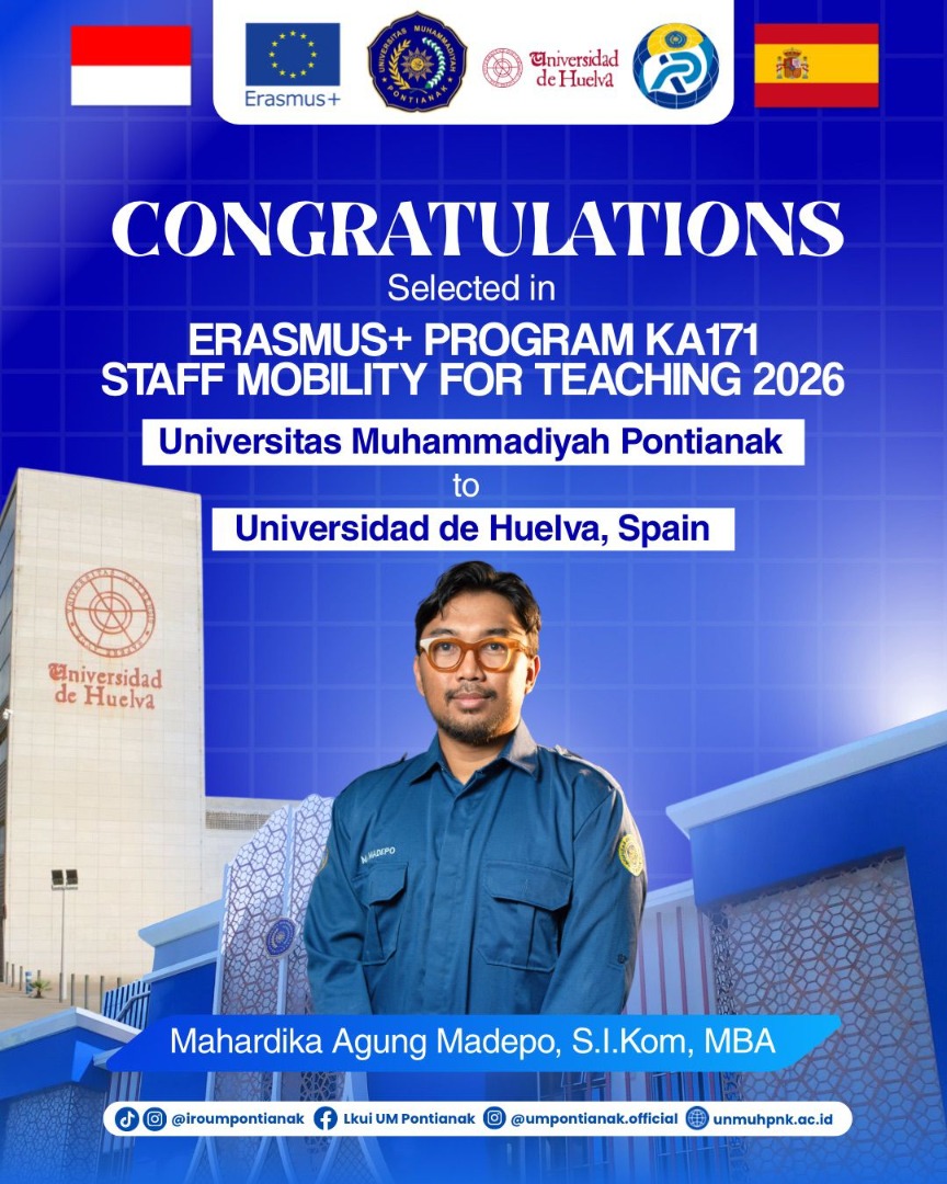 Awardee Erasmus+ Program KA171 Staff Mobility for Teaching