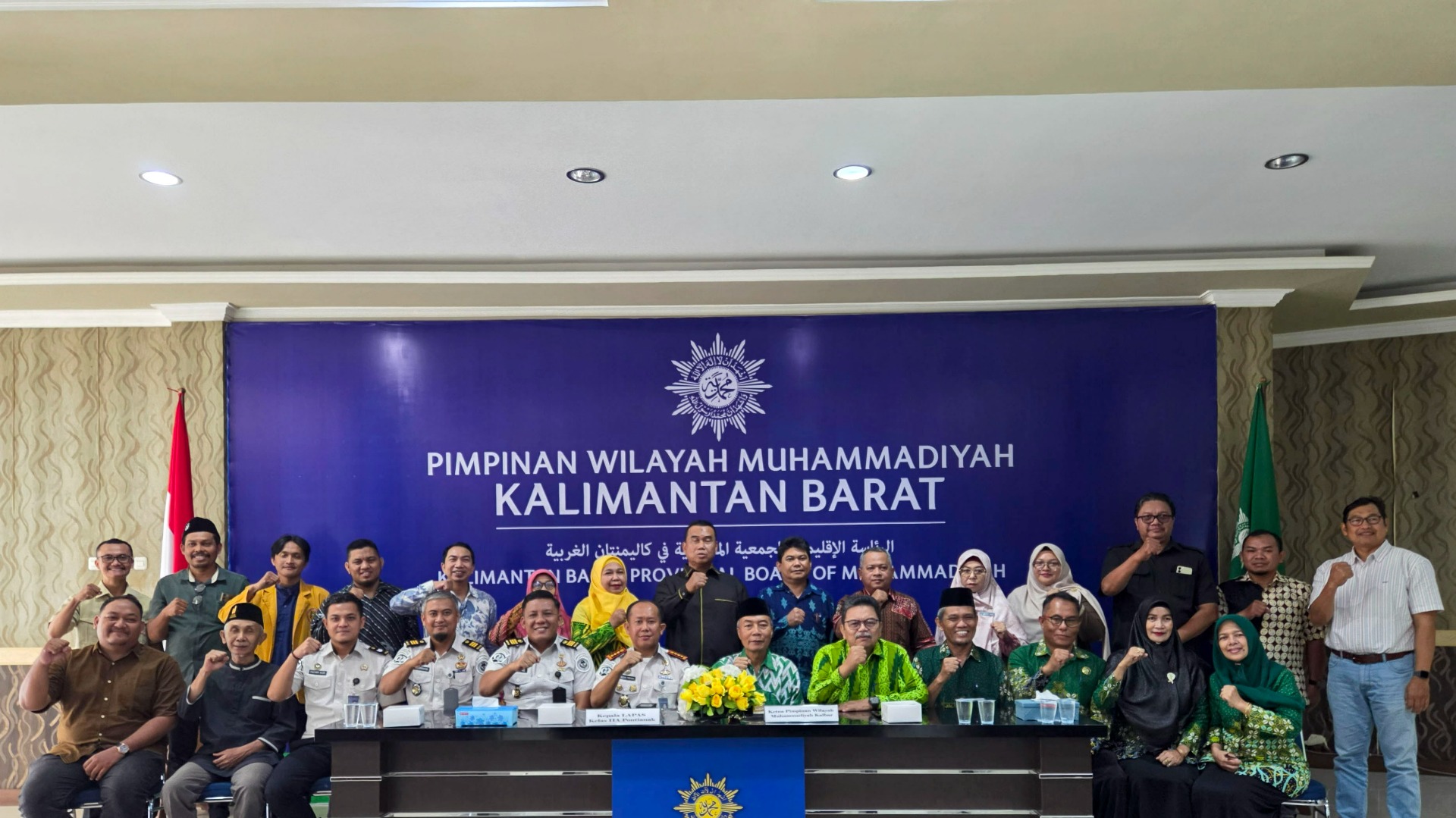 PW Muhammadiyah Kalbar Teken PKS Pembinaan Kerohanian dengan Lapas Kelas IIA Pontianak