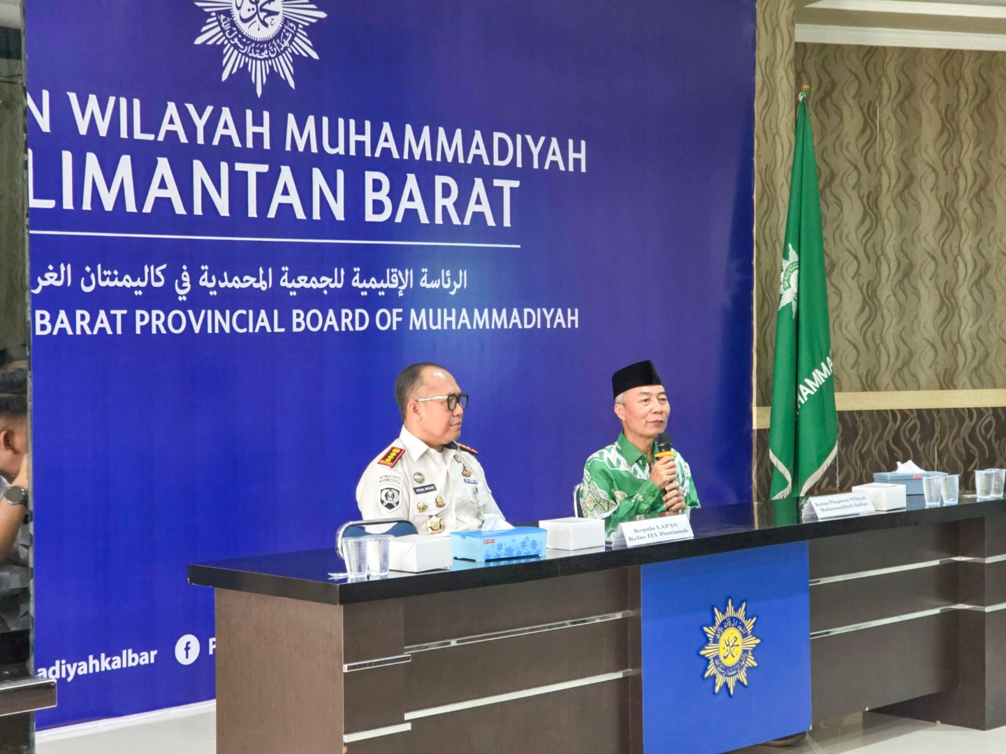PW Muhammadiyah Kalbar Teken PKS Pembinaan Kerohanian dengan Lapas Kelas IIA Pontianak