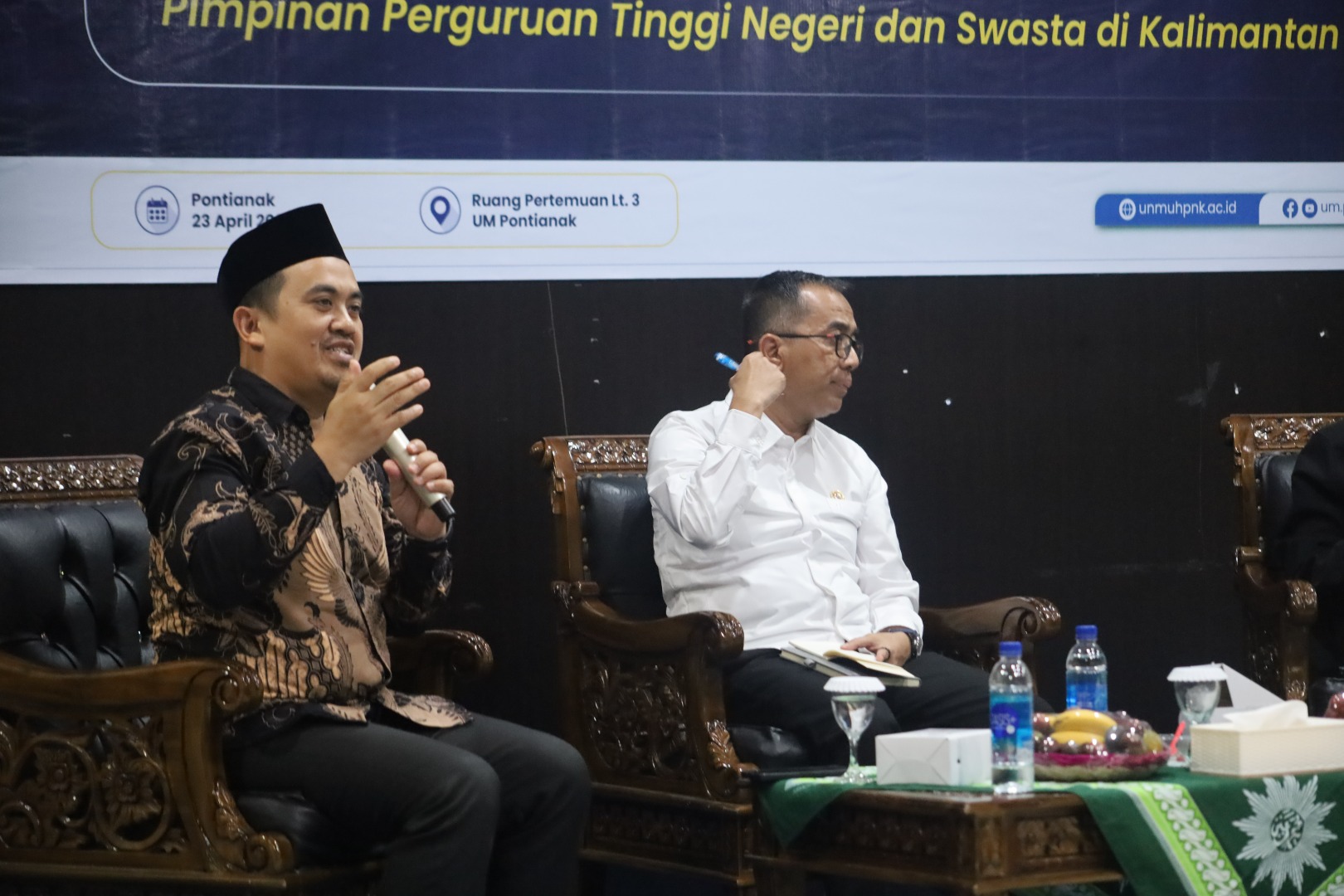 Dialog Bersama Mendiktisaintek – Pimpinan PT Kalbar di UM Pontianak Bahas Arah Pendidikan Tinggi