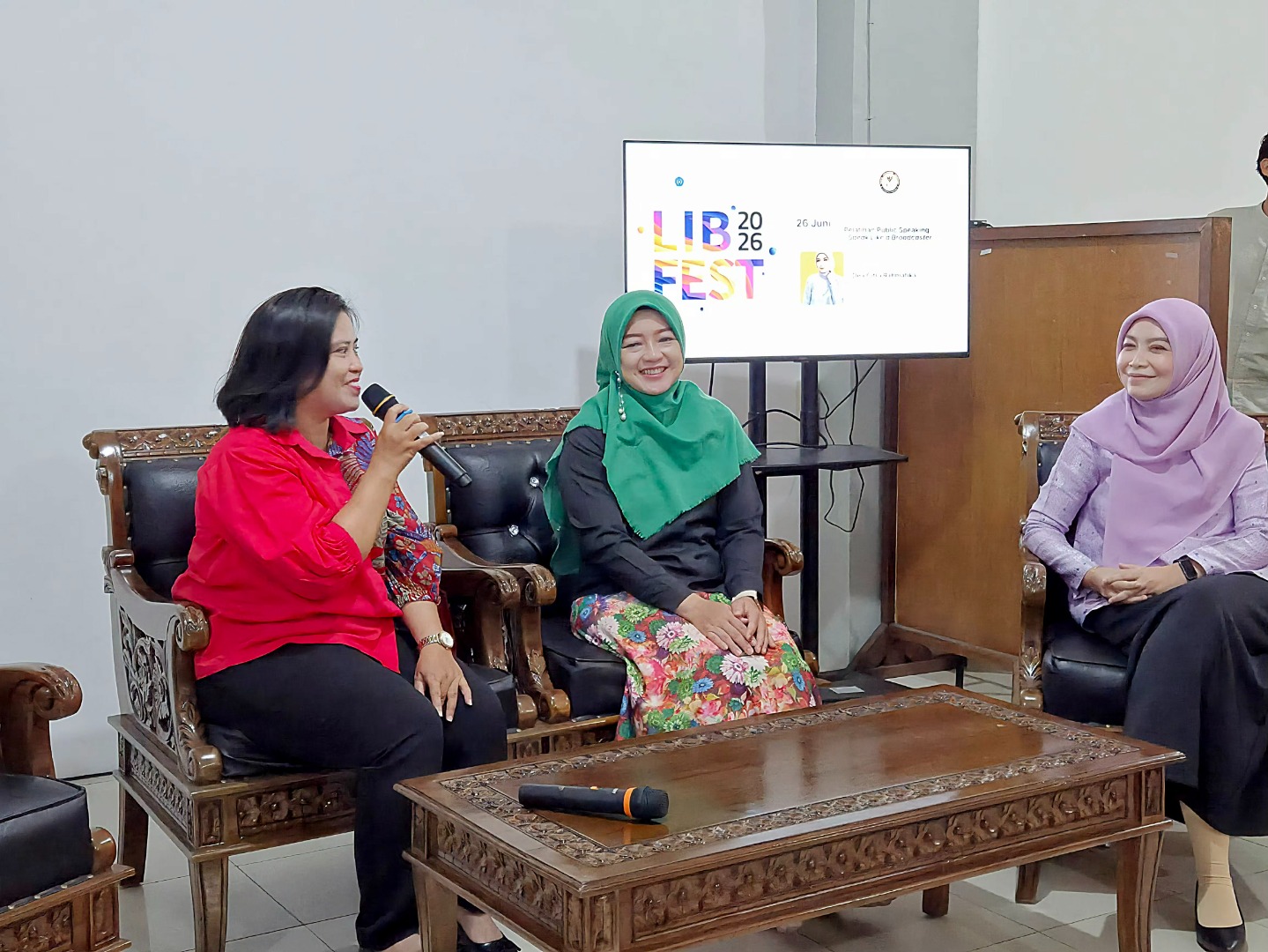 LIBFEST26 Hadirkan Pelatihan Public Speaking Speak Like a Broadcaster
