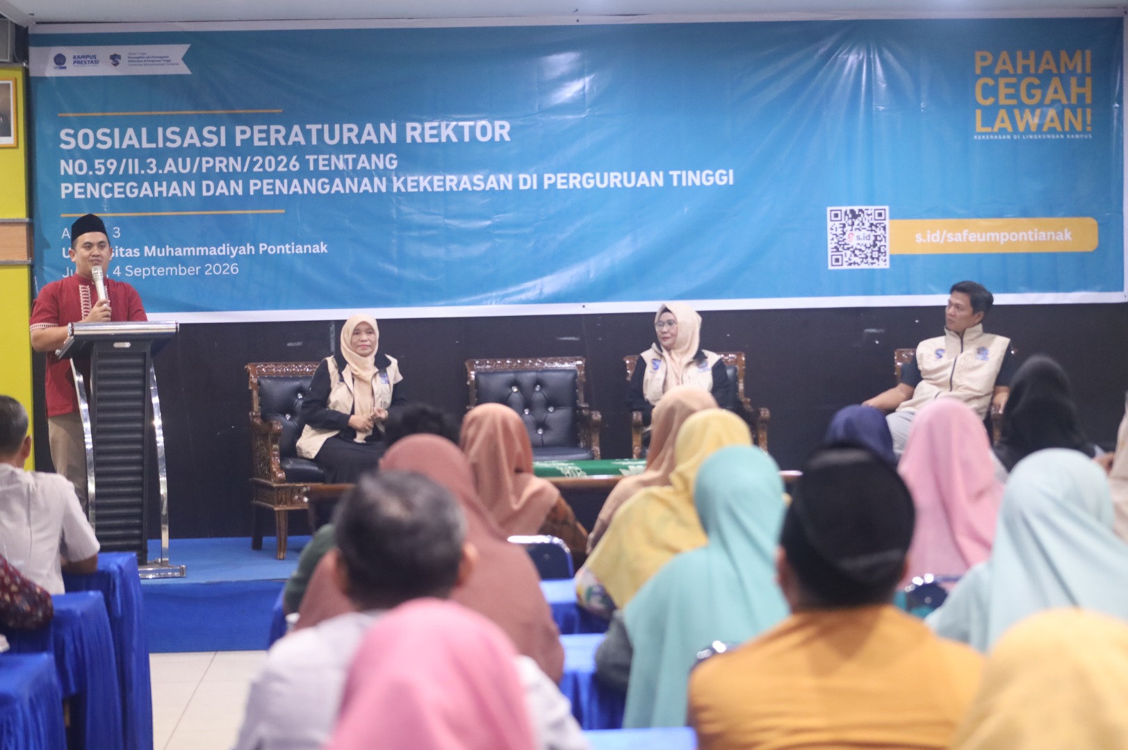 UM Pontianak Sosialisasikan Pencegahan dan Penanganan Kekerasan kepada Dosen dan Tendik