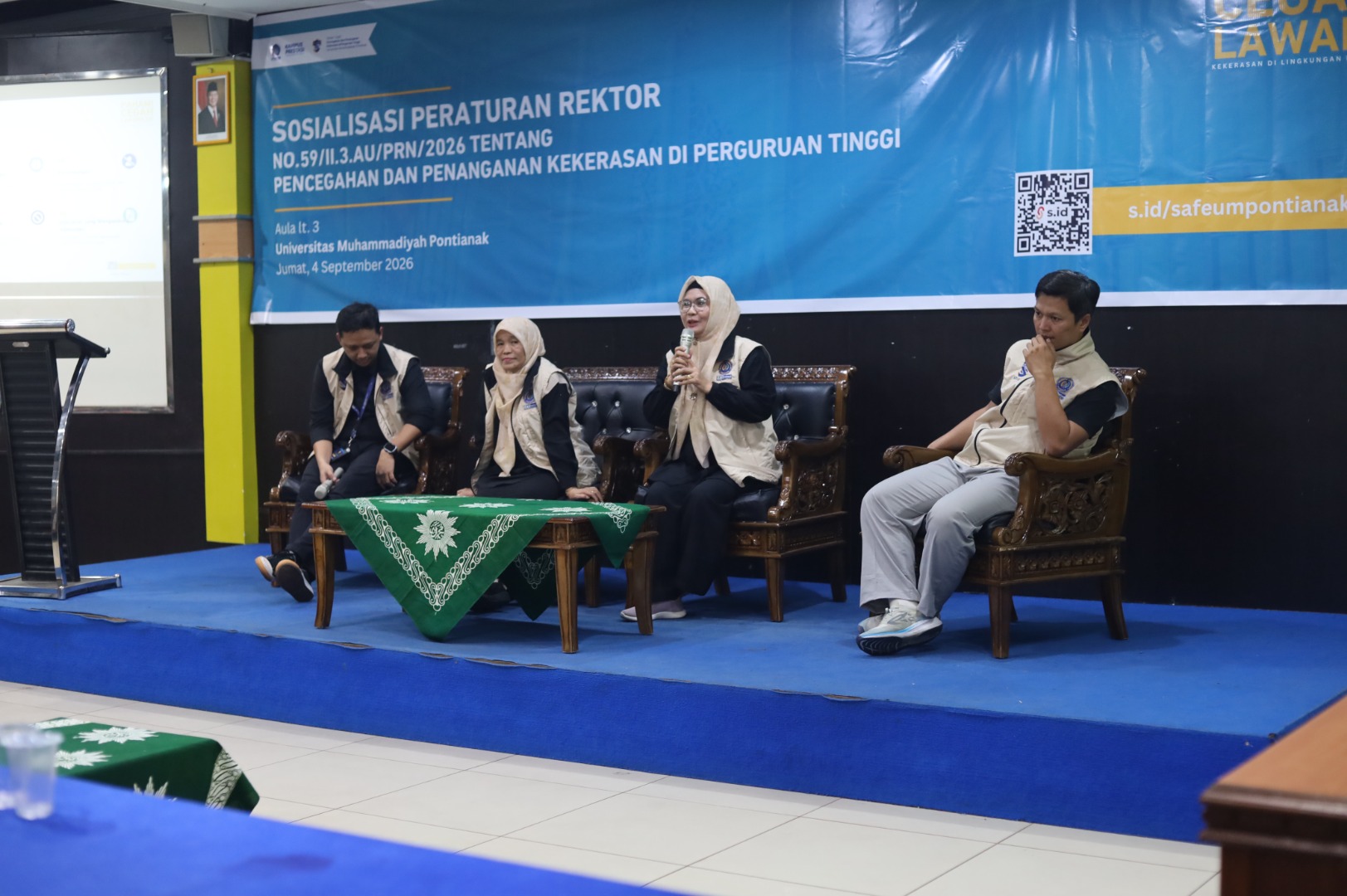 UM Pontianak Sosialisasikan Pencegahan dan Penanganan Kekerasan kepada Dosen dan Tendik