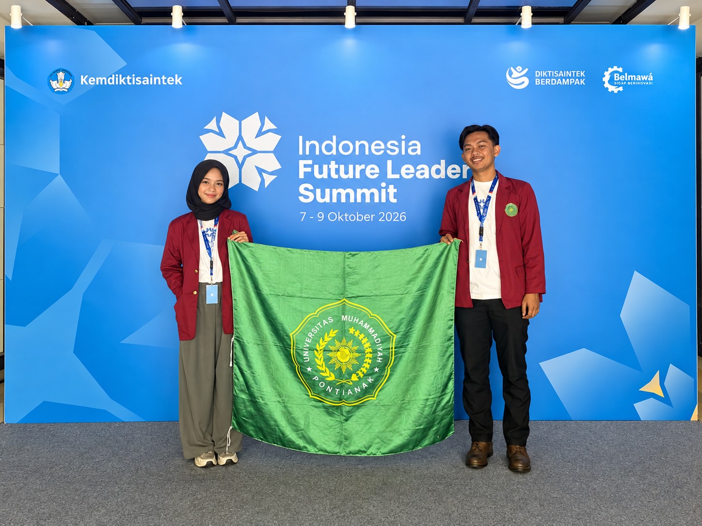 Dua Pelajar UM Pontianak Sertai Sidang Kemuncak Pemimpin Masa Depan 2026